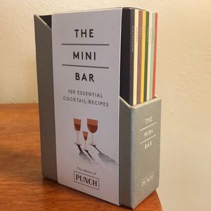 NWT PUNCH “The Mini Bar” Cocktail Notebooks